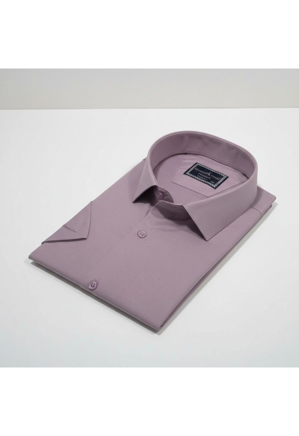 3036 BT CR K SATIN 012 Büyük Beden Slim Fit Kısa Kol Düz Renk Erkek Gömlek 4GMK313036012 - Giovanni Fratelli