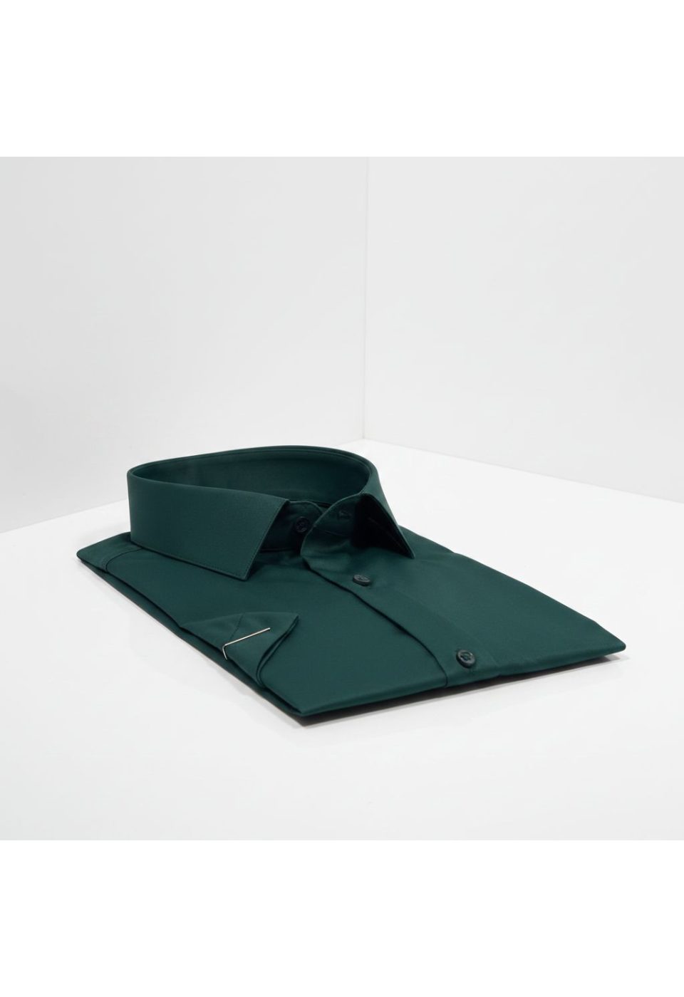 3036 BT CR K SATIN 013 Büyük Beden Slim Fit Kısa Kol Düz Renk Erkek Gömlek 4GMK313036013 - Giovanni Fratelli