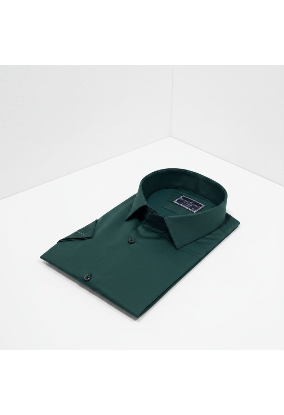 3036 BT CR K SATIN 013 Büyük Beden Slim Fit Kısa Kol Düz Renk Erkek Gömlek 4GMK313036013 - Giovanni Fratelli