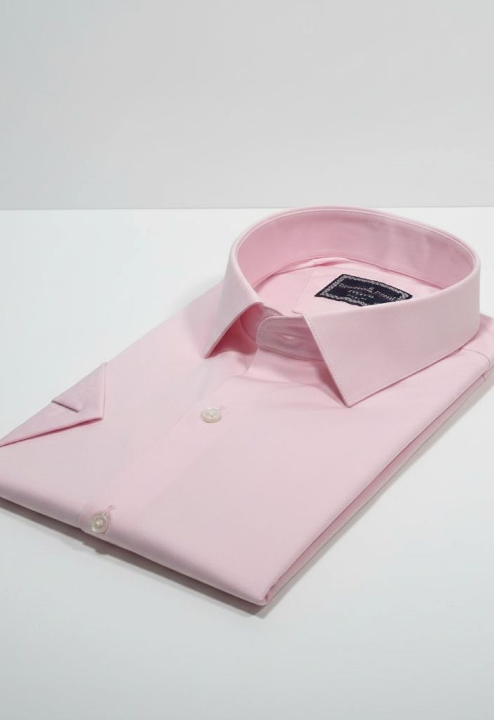 3036 BT CR K SATIN 017 Büyük Beden Slim Fit Kısa Kol Düz Renk Erkek Gömlek 4GMK313036017 - Giovanni Fratelli