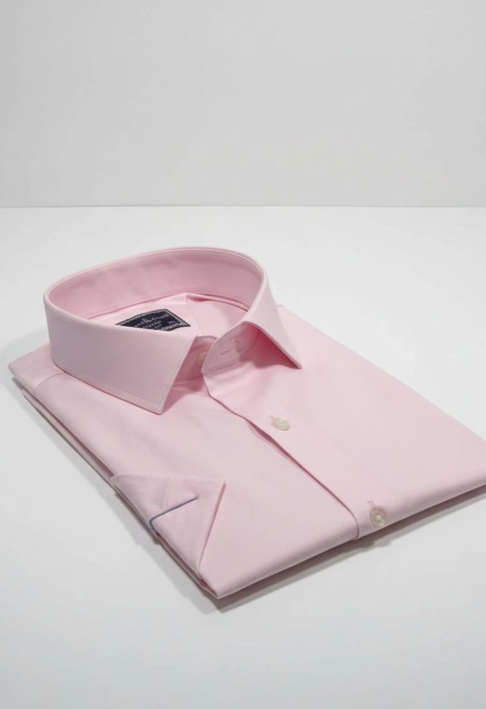 3036 BT CR K SATIN 017 Büyük Beden Slim Fit Kısa Kol Düz Renk Erkek Gömlek 4GMK313036017 - Giovanni Fratelli