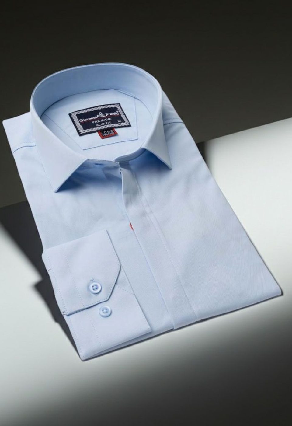 8 Drop Slim Fit Uzun Kol Düz Renk Saten Erkek Gömlek 3GMK313036009