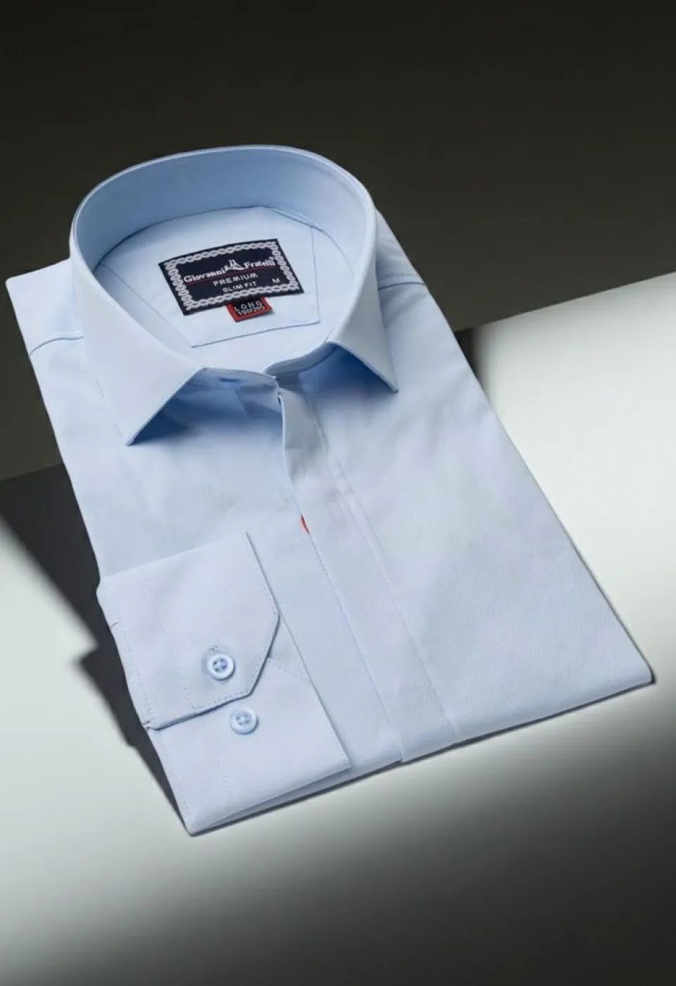 8 Drop Slim Fit Uzun Kol Düz Renk Saten Erkek Gömlek 3GMK313036009