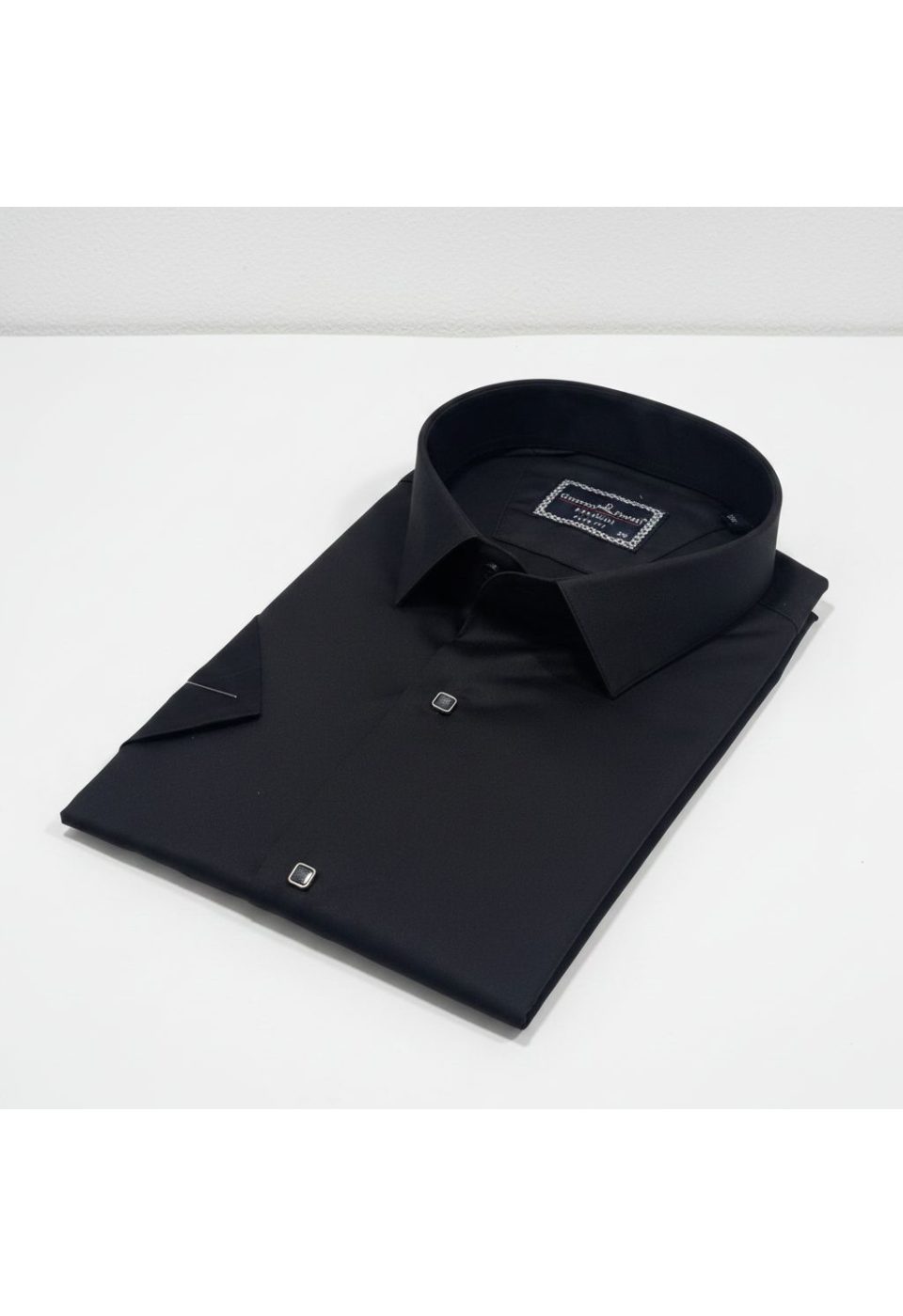 Büyük Beden Slim Fit Kısa Kol Düz Renk Erkek Gömlek 4GMK323037006 - Giovanni Fratelli