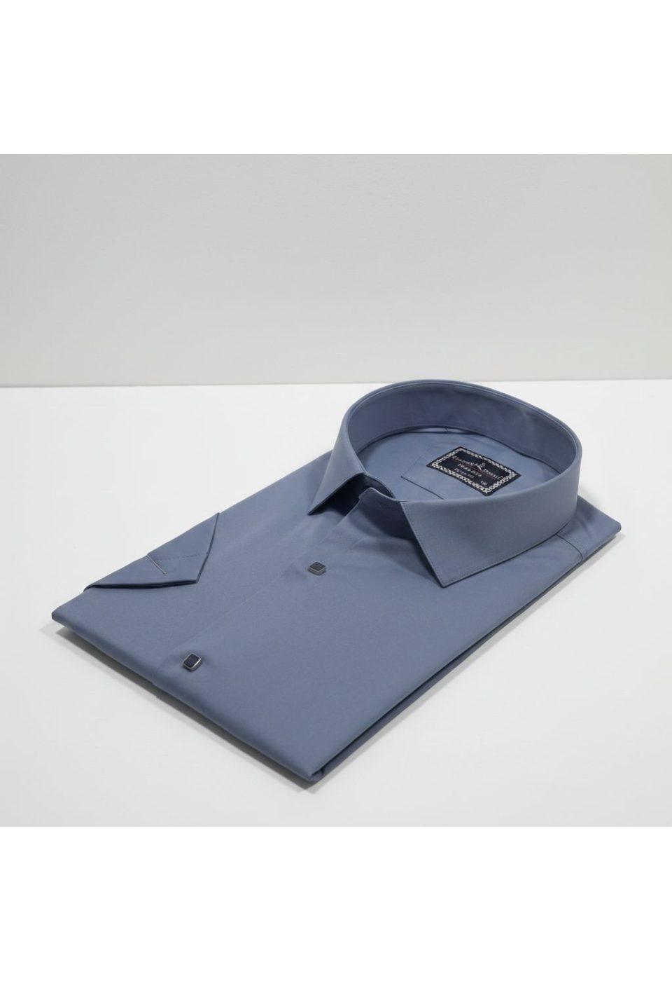 Büyük Beden Slim Fit Kısa Kol Düz Renk Erkek Gömlek 4GMK323037012 - Giovanni Fratelli