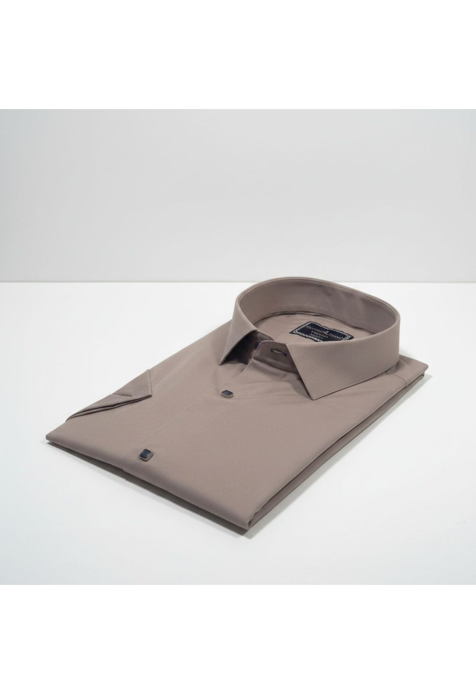 Büyük Beden Slim Fit Kısa Kol Düz Renk Erkek Gömlek 4GMK323037017 - Giovanni Fratelli
