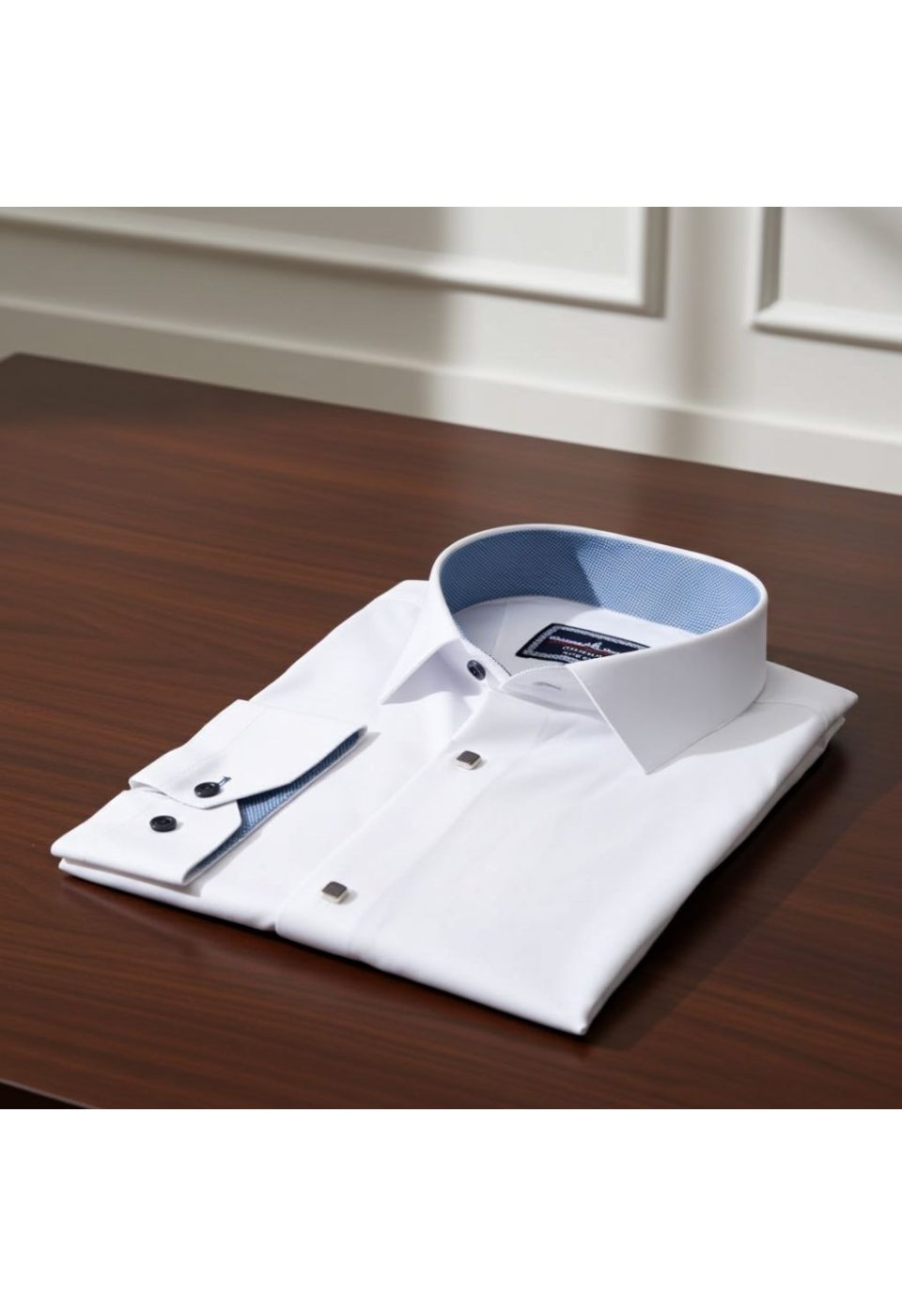 Büyük Beden Slim Fit Uzun Kol Düz Renk Saten Erkek Gömlek 4GMK313037001 - Giovanni Fratelli