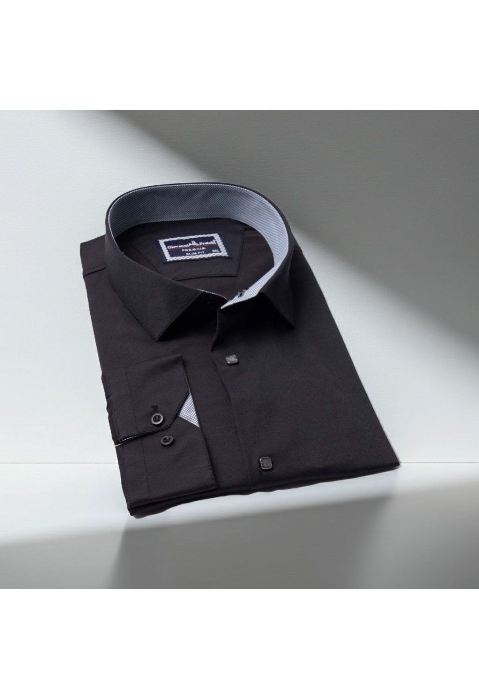 3037 BT CR SATIN 005 Büyük Beden Slim Fit Uzun Kol Düz Renk Saten Erkek Gömlek 4GMK313037005 - Giovanni Fratelli