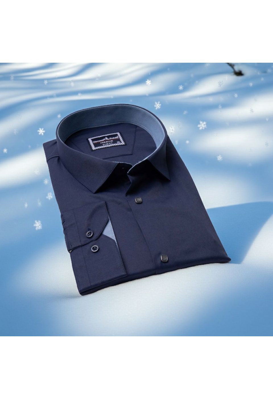 3037 BT CR SATIN 015 Büyük Beden Slim Fit Uzun Kol Düz Renk Saten Erkek Gömlek 4GMK313037015 - Giovanni Fratelli