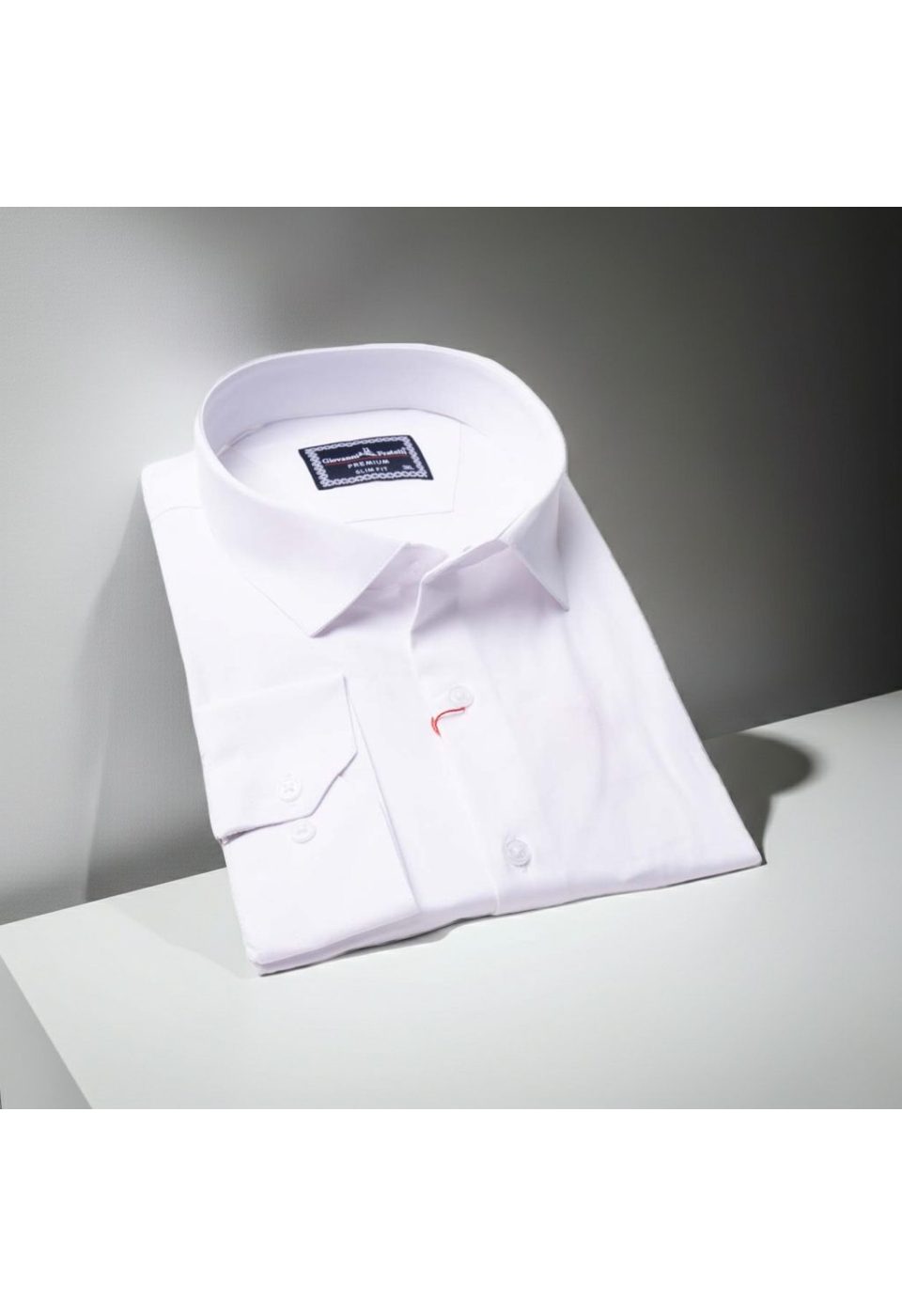 3039 BT CR SATIN 001 Büyük Beden Slim Fit Uzun Kol Düz Renk Saten Erkek Gömlek 4GMK313039001 - Giovanni Fratelli