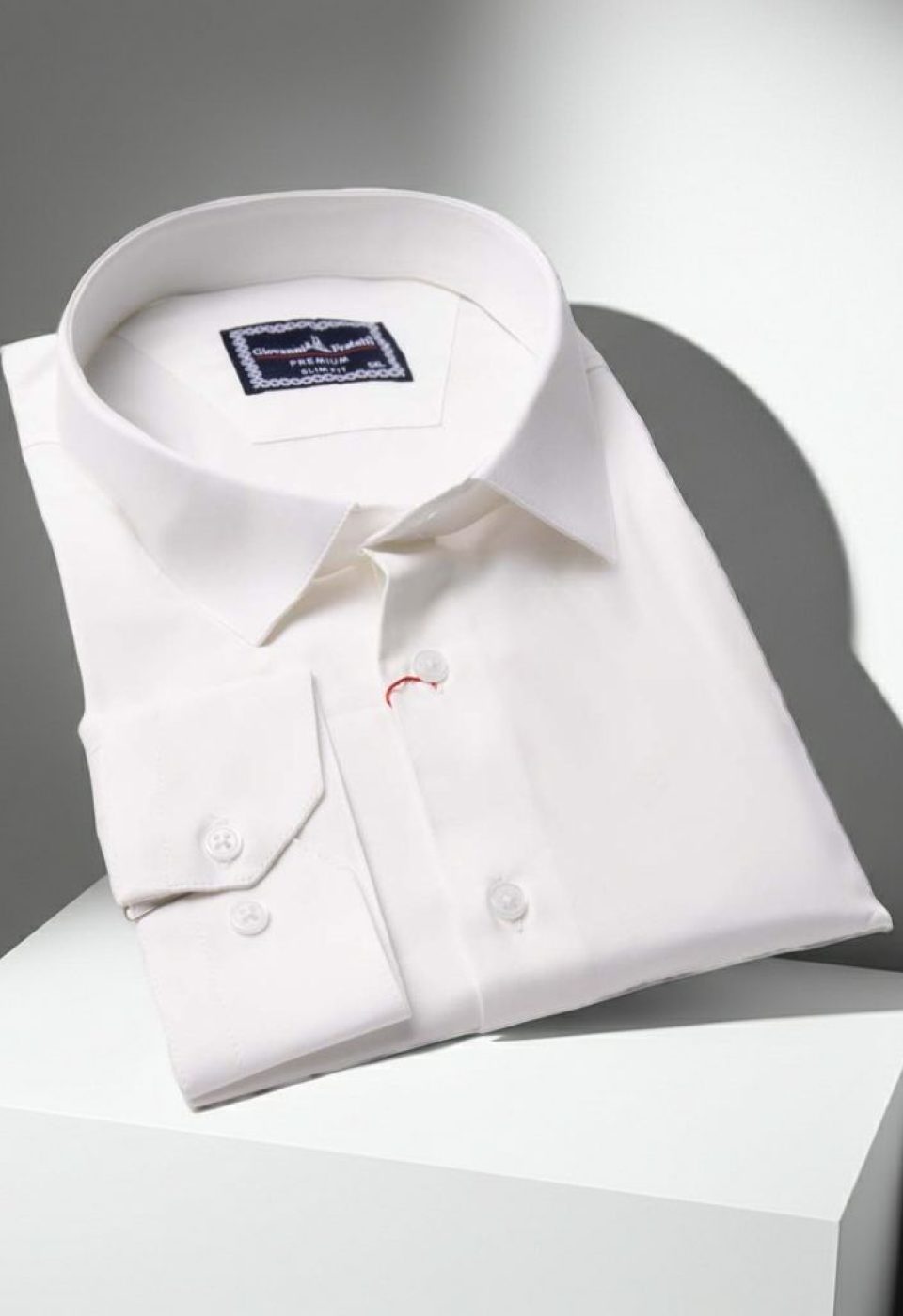 Büyük Beden Slim Fit Uzun Kol Düz Renk Saten Erkek Gömlek 4GMK313039002
