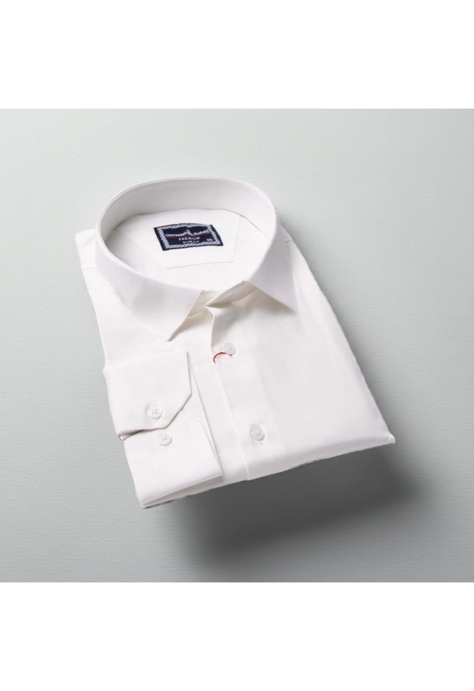 3039 BT CR SATIN 002 Büyük Beden Slim Fit Uzun Kol Düz Renk Saten Erkek Gömlek 4GMK313039002 - Giovanni Fratelli