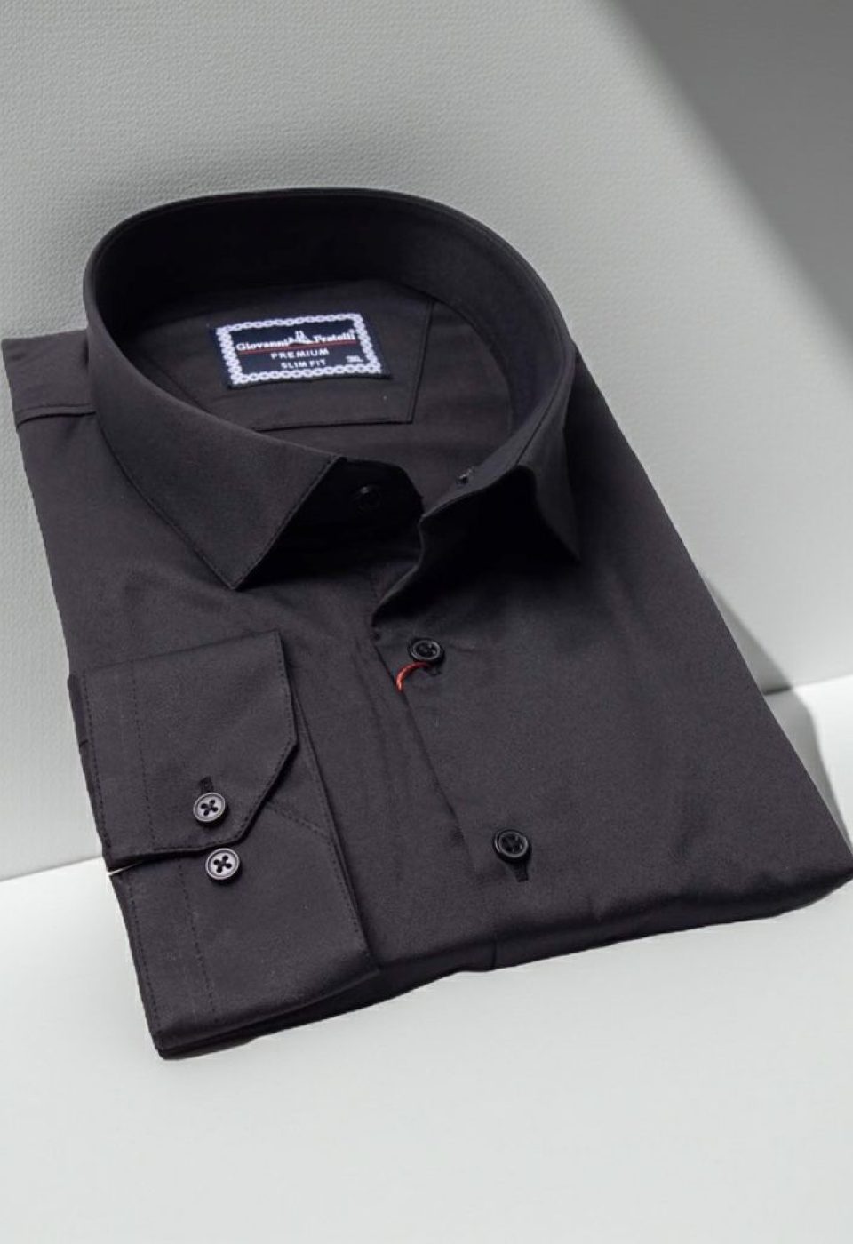 3039 BT CR SATIN 003 Büyük Beden Slim Fit Uzun Kol Düz Renk Saten Erkek Gömlek 4GMK313039003 - Giovanni Fratelli