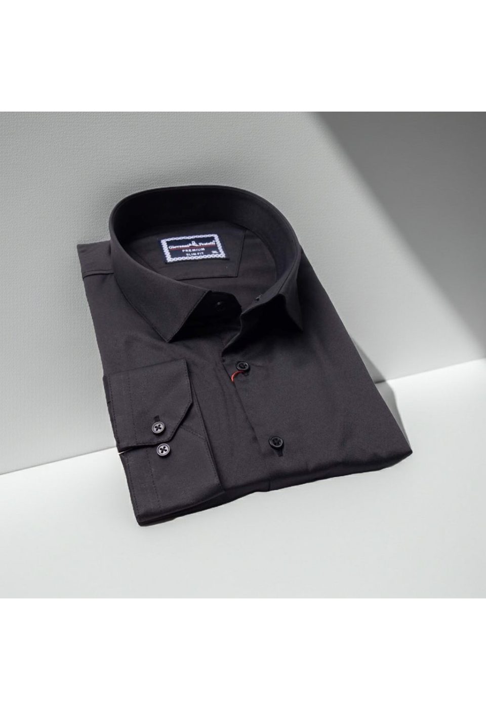 3039 BT CR SATIN 003 Büyük Beden Slim Fit Uzun Kol Düz Renk Saten Erkek Gömlek 4GMK313039003 - Giovanni Fratelli