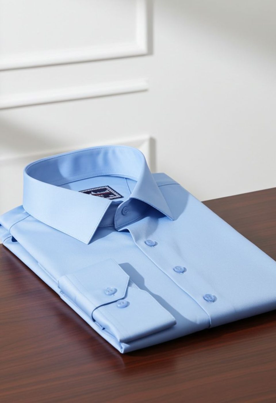 Büyük Beden Slim Fit Uzun Kol Düz Renk Saten Erkek Gömlek 4GMK313039009 - Giovanni Fratelli