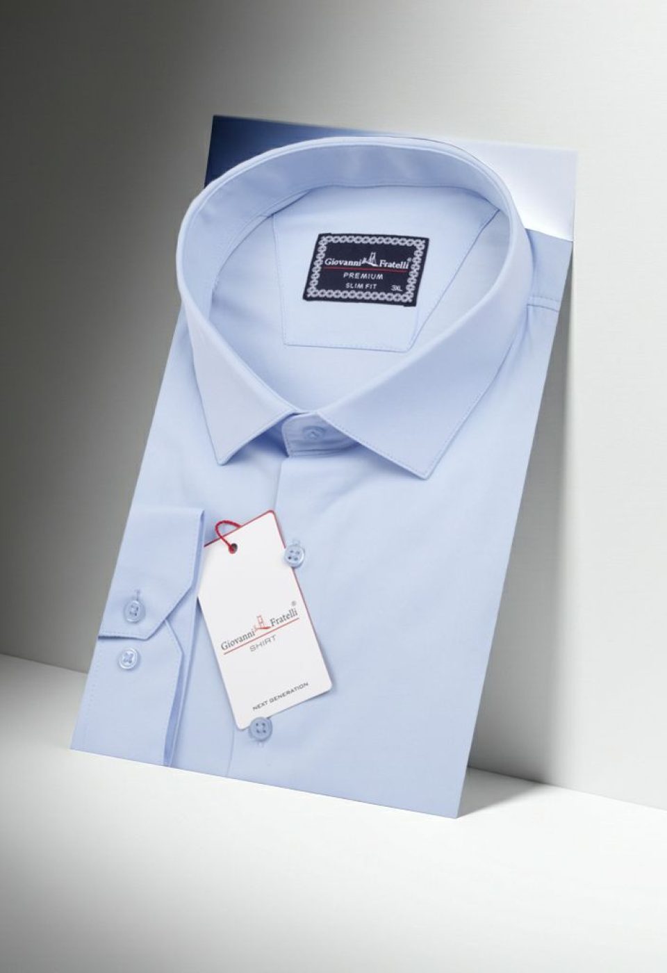 Büyük Beden Slim Fit Uzun Kol Düz Renk Saten Erkek Gömlek 4GMK313039011