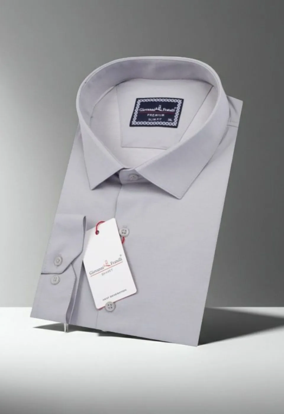 Büyük Beden Slim Fit Uzun Kol Düz Renk Saten Erkek Gömlek 4GMK313039013 Büyük Beden Slim Fit Uzun Kol Düz Renk Saten Erkek Gömlek 4GMK313039013