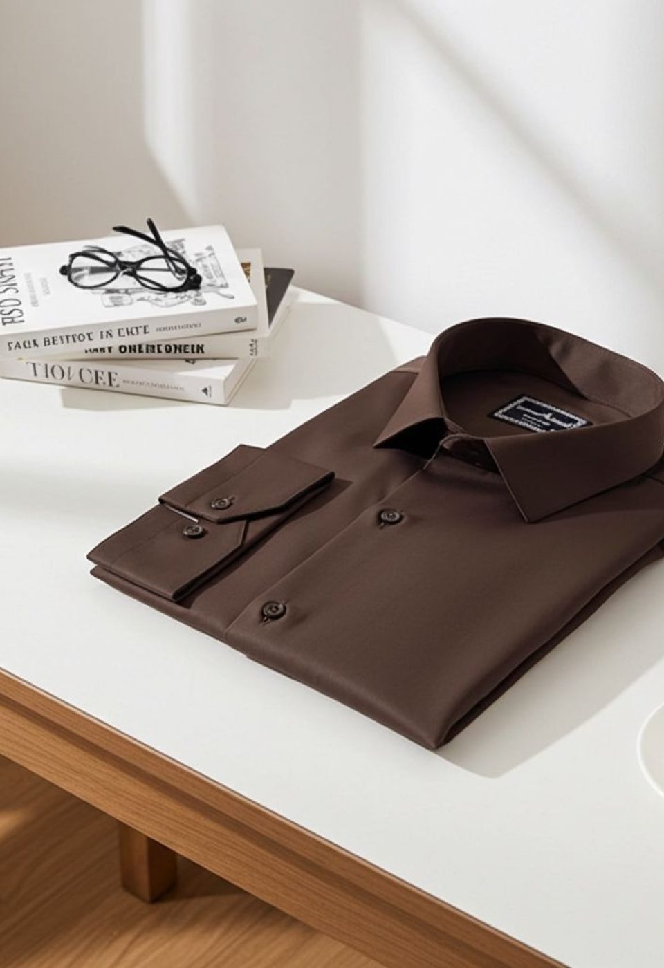 Büyük Beden Slim Fit Uzun Kol Düz Renk Saten Erkek Gömlek 4GMK313039017 - Giovanni Fratelli