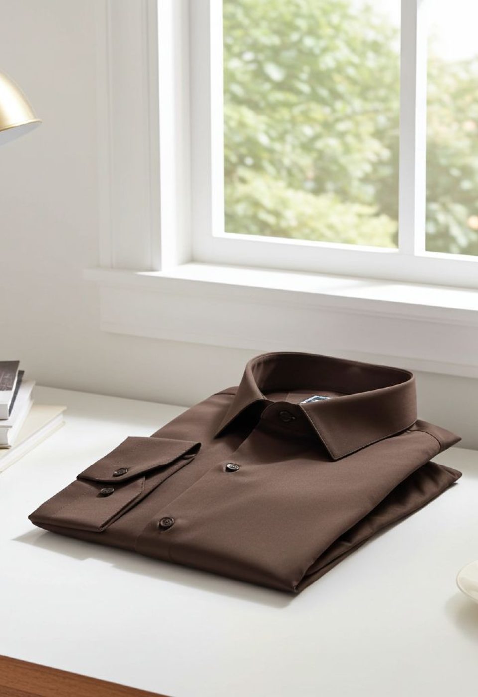 Büyük Beden Slim Fit Uzun Kol Düz Renk Saten Erkek Gömlek 4GMK313039017 - Giovanni Fratelli