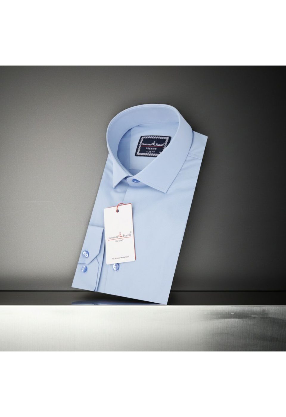 3047 CR SATIN 003 Slim Fit Uzun Kol Düz Renk Saten Erkek Gömlek 3GMK313047003 - Giovanni Fratelli