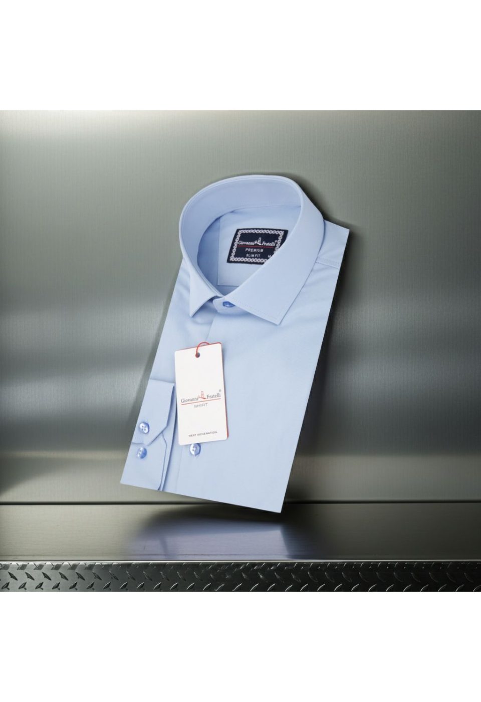 3047 CR SATIN 003 Slim Fit Uzun Kol Düz Renk Saten Erkek Gömlek 3GMK313047003 - Giovanni Fratelli