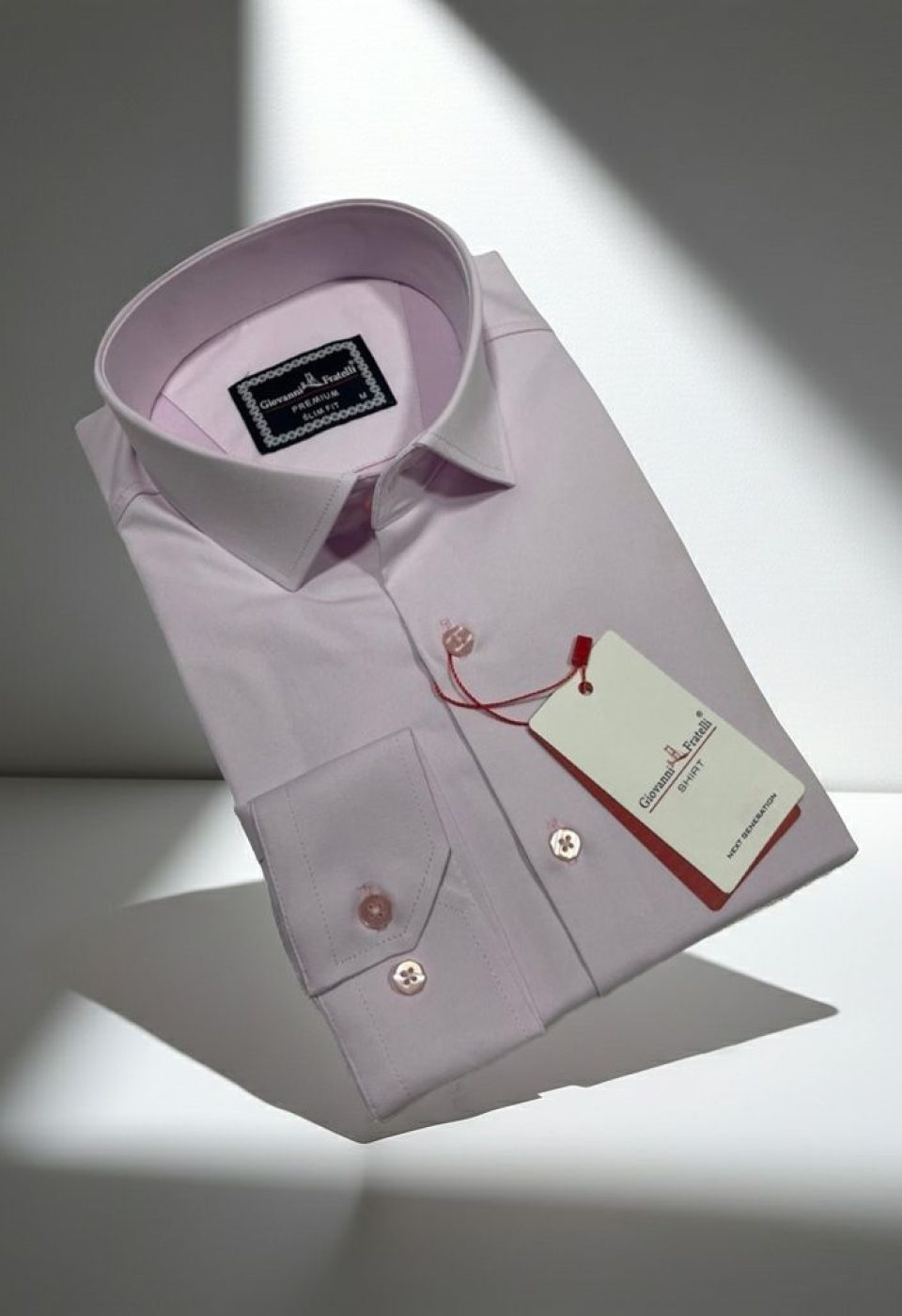 Slim Fit Uzun Kol Düz Renk Saten Erkek Gömlek 3GMK313047004