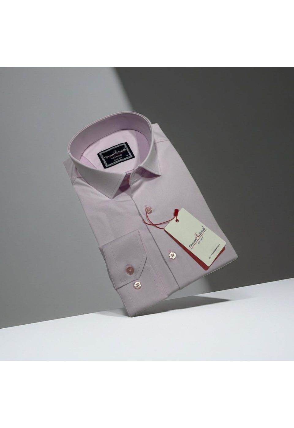3047 CR SATIN 004 Slim Fit Uzun Kol Düz Renk Saten Erkek Gömlek 3GMK313047004 - Giovanni Fratelli