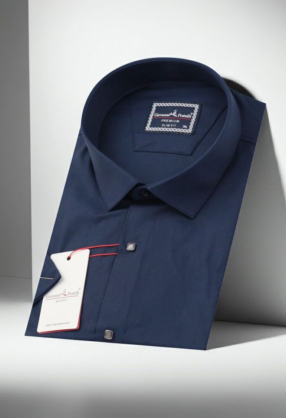 Büyük Beden Slim Fit Kısa Kol Oxford Düz Renk Erkek Gömlek 4GMK313048005