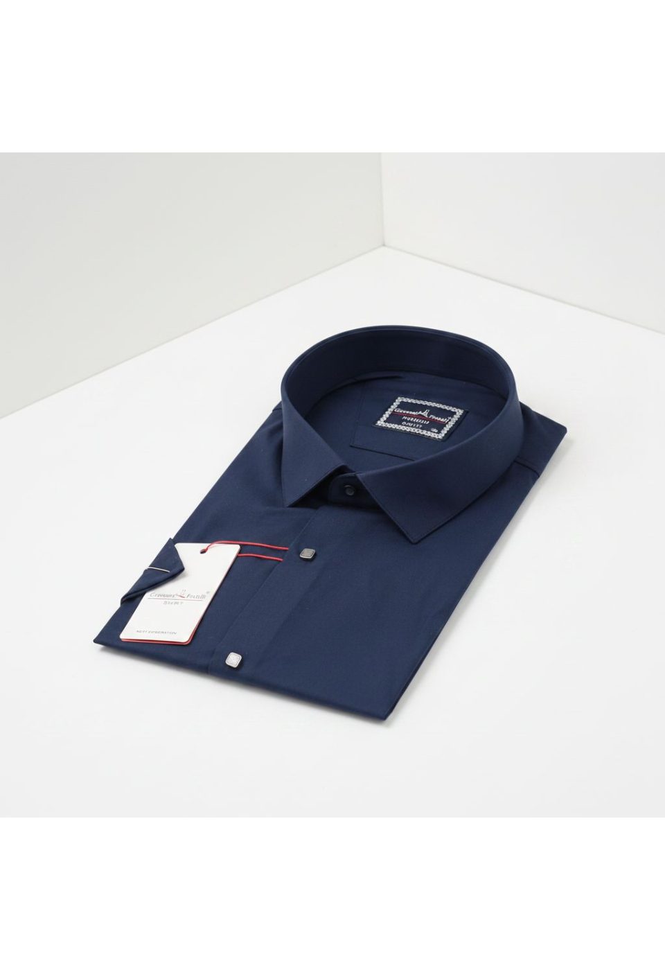 Büyük Beden Slim Fit Kısa Kol Oxford Düz Renk Erkek Gömlek 4GMK313048005 - Giovanni Fratelli