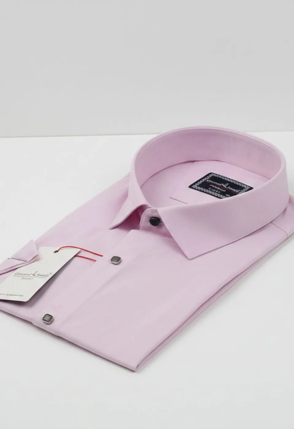 Büyük Beden Slim Fit Kısa Kol Oxford Düz Renk Erkek Gömlek 4GMK313048008