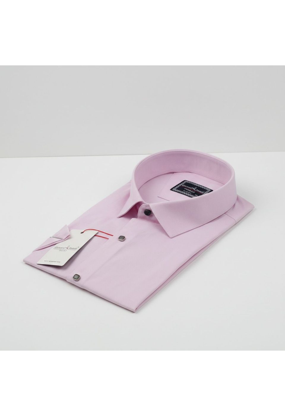 3048 BT CR K OXFORD 008 Büyük Beden Slim Fit Kısa Kol Oxford Düz Renk Erkek Gömlek 4GMK313048008 - Giovanni Fratelli