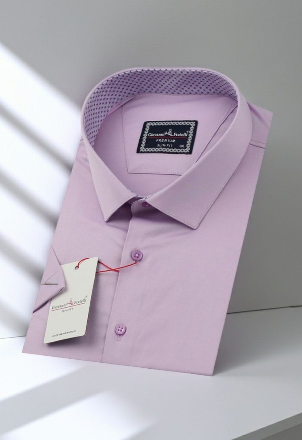 Büyük Beden Slim Fit Kısa Kol Düz Renk Erkek Gömlek 4GMK313049004 Büyük Beden Slim Fit Kısa Kol Düz Renk Erkek Gömlek 4GMK313049004