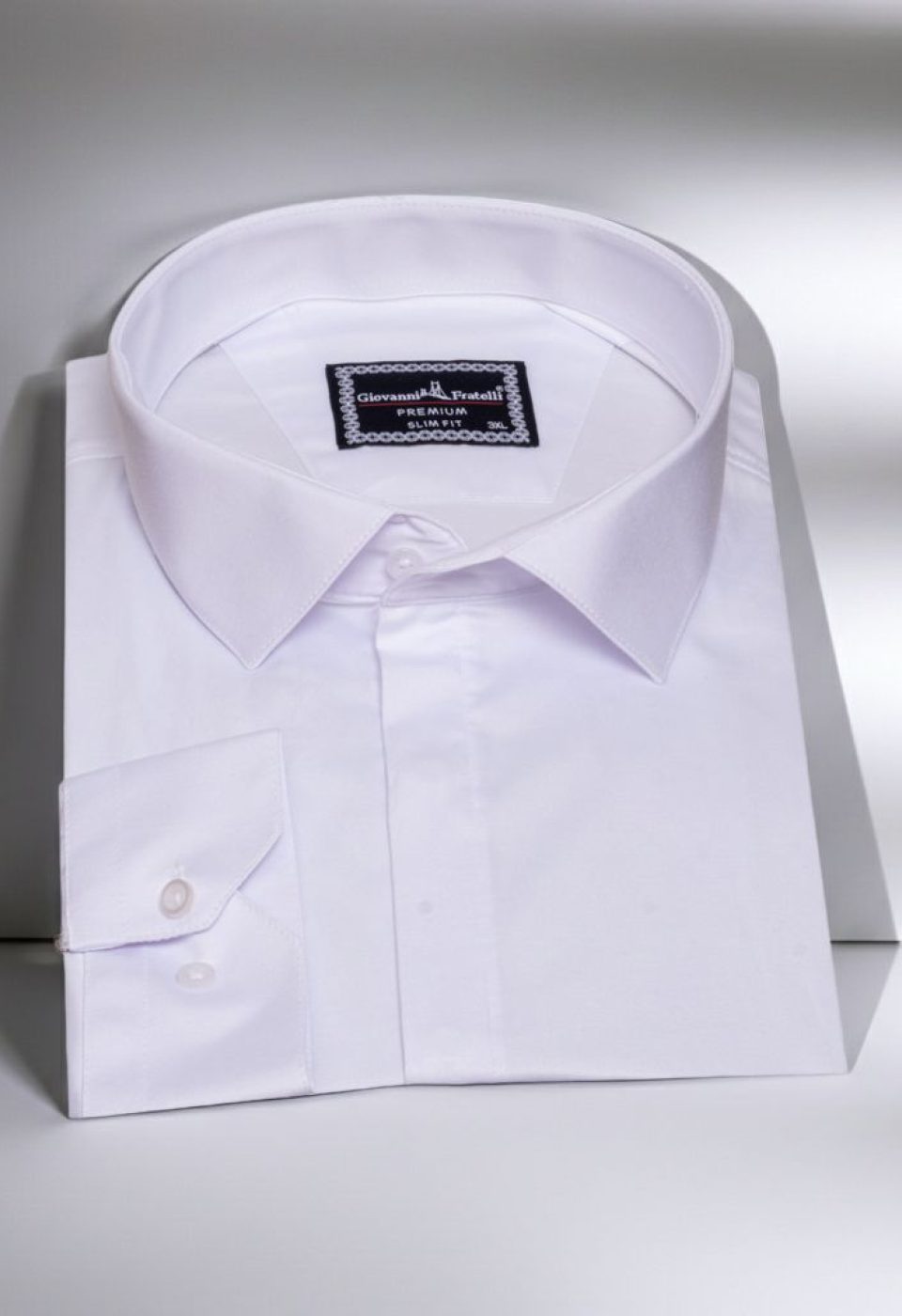 Büyük Beden Slim Fit Uzun Kol Düz Renk Saten Erkek Gömlek 4GMK313052001 Büyük Beden Slim Fit Uzun Kol Düz Renk Saten Erkek Gömlek 4GMK313052001
