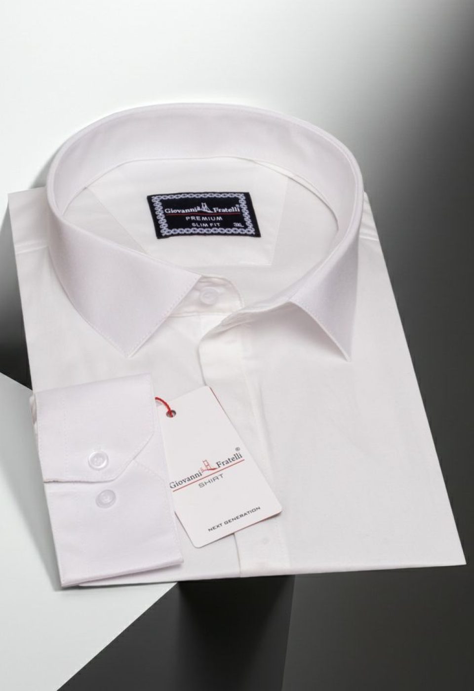 Büyük Beden Slim Fit Uzun Kol Düz Renk Saten Erkek Gömlek 4GMK313052002