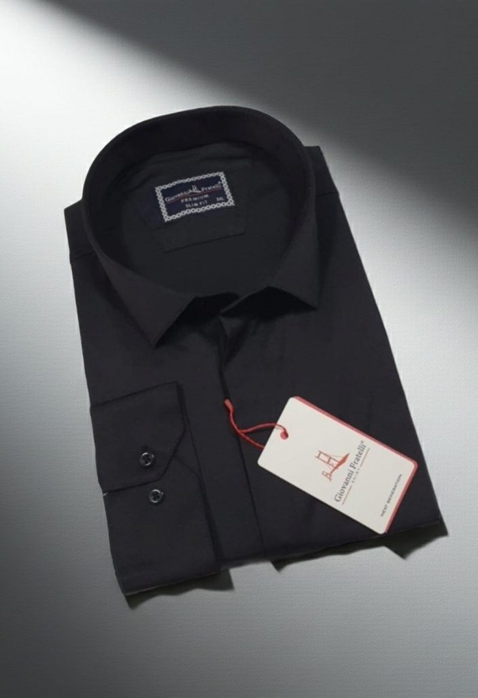 Büyük Beden Slim Fit Uzun Kol Düz Renk Saten Erkek Gömlek 4GMK313052003