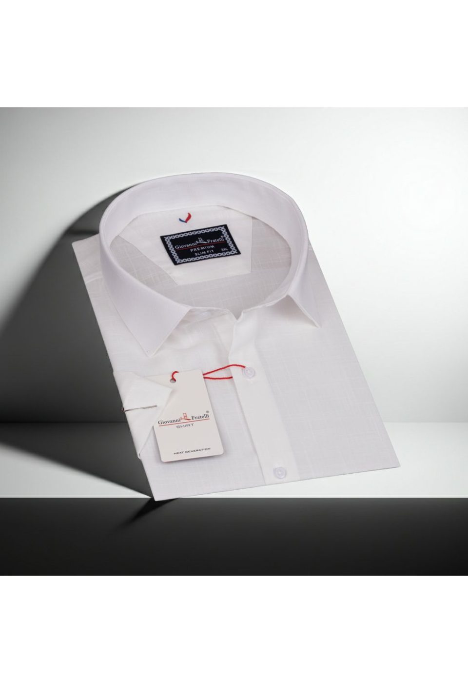 Büyük Beden Slim Fit Kısa Kol Desenli Erkek Gömlek 4GMK313054002 - Giovanni Fratelli