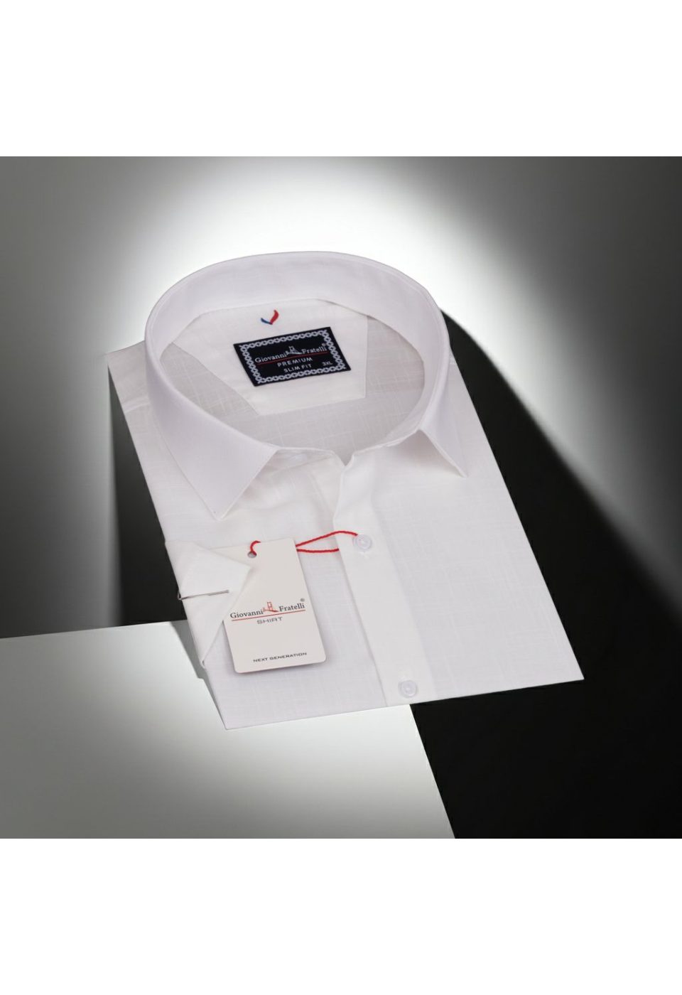 Büyük Beden Slim Fit Kısa Kol Desenli Erkek Gömlek 4GMK313054002 - Giovanni Fratelli