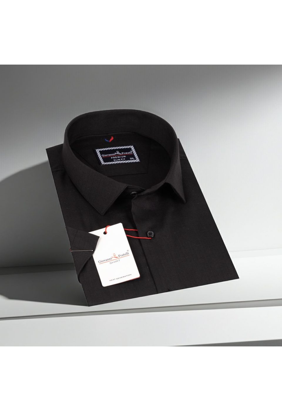 3054 BT CR K 003 Büyük Beden Slim Fit Kısa Kol Desenli Erkek Gömlek 4GMK313054003 - Giovanni Fratelli