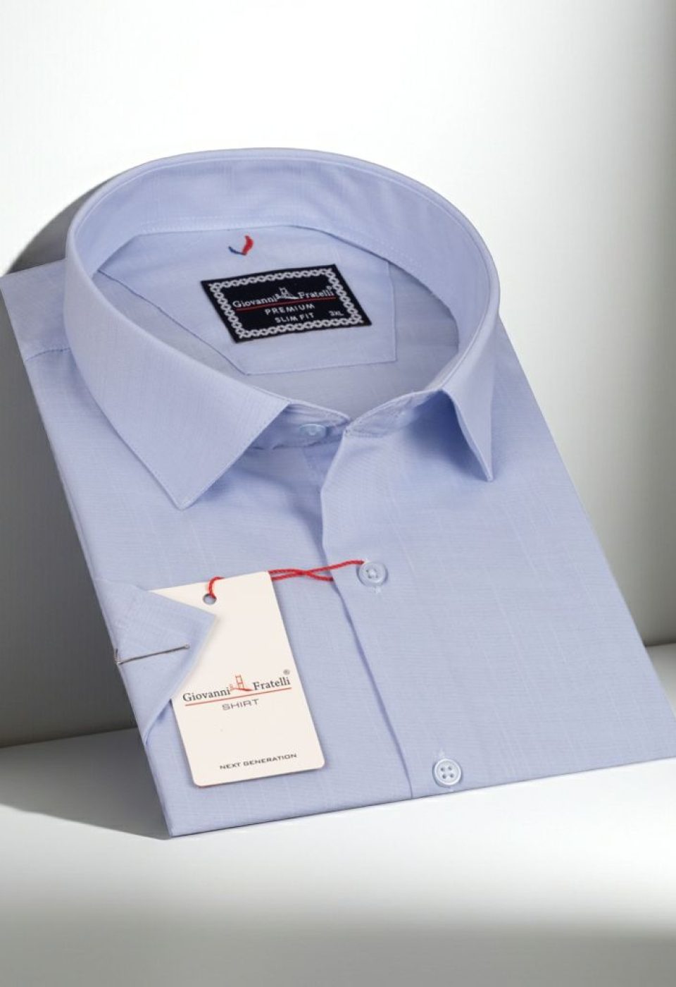 Büyük Beden Slim Fit Kısa Kol Desenli Erkek Gömlek 4GMK313054004