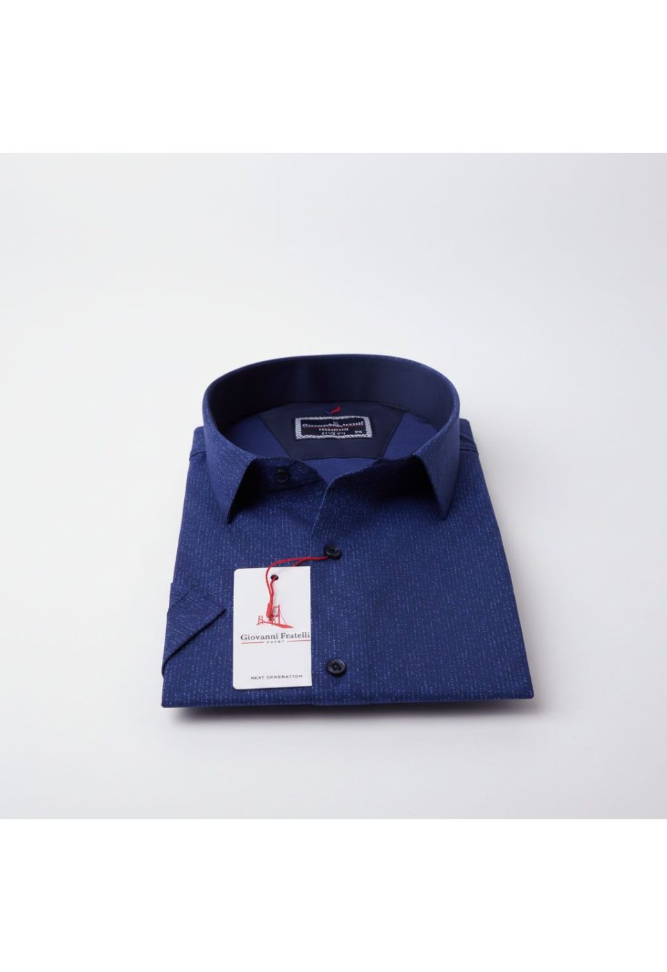 Büyük Beden Slim Fit Kısa Kol Desenli Erkek Gömlek 4GMK313056005 - Giovanni Fratelli