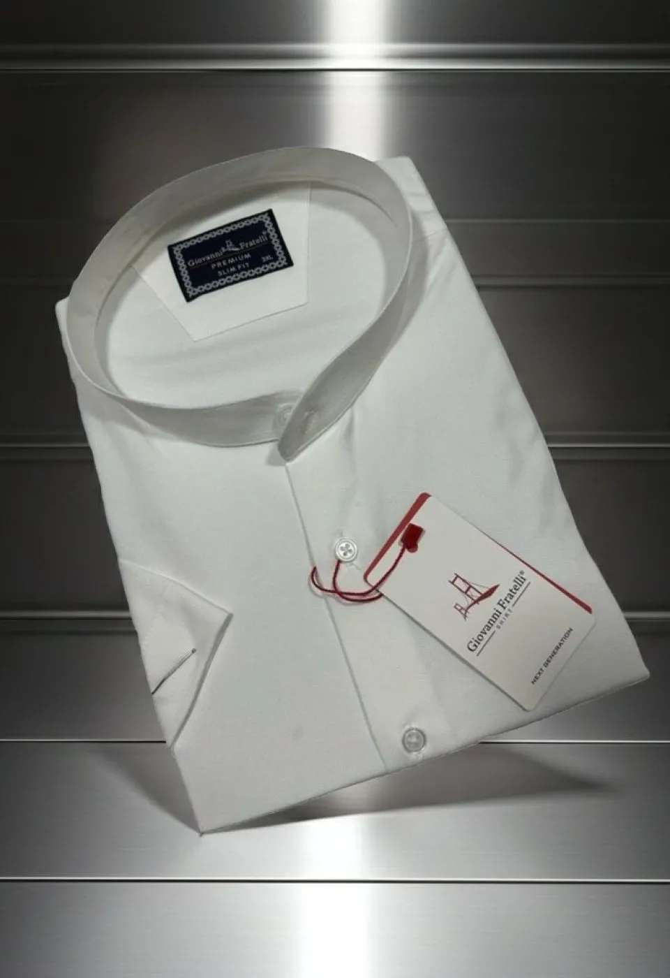 Hakim Yaka Büyük Beden Slim Fit Kısa Kol Desenli Armürlü Jakar Erkek Gömlek 4GMK313059002 Hakim Yaka Büyük Beden Slim Fit Kısa Kol Desenli Armürlü Jakar Erkek Gömlek 4GMK313059002