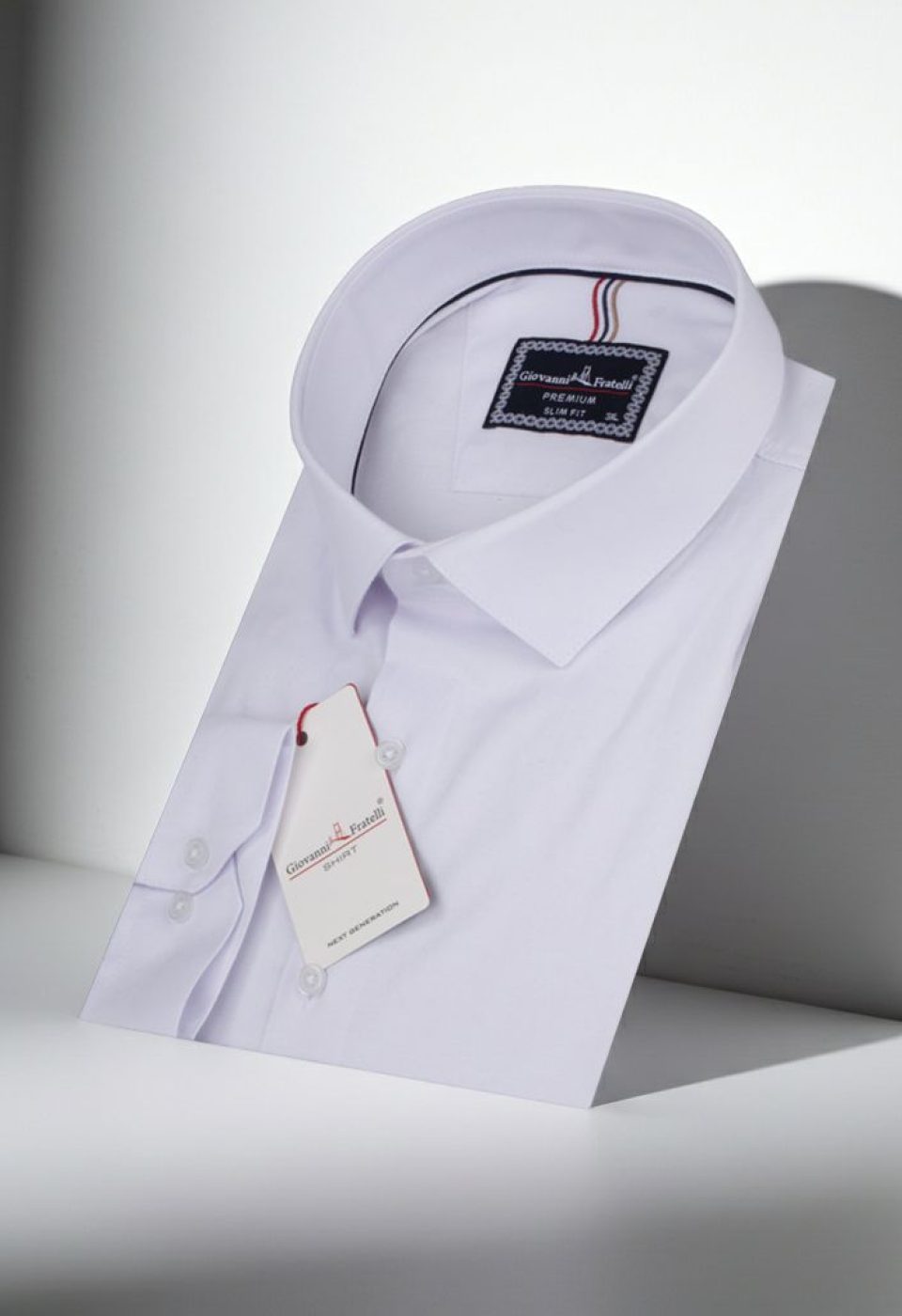 Büyük Beden Slim Fit Uzun Kol Düz Renk Saten Erkek Gömlek 4GMK313060001