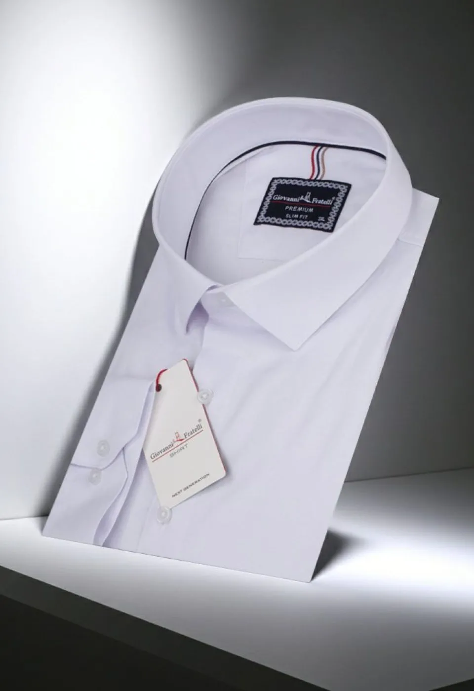 Büyük Beden Slim Fit Uzun Kol Düz Renk Saten Erkek Gömlek 4GMK313060001