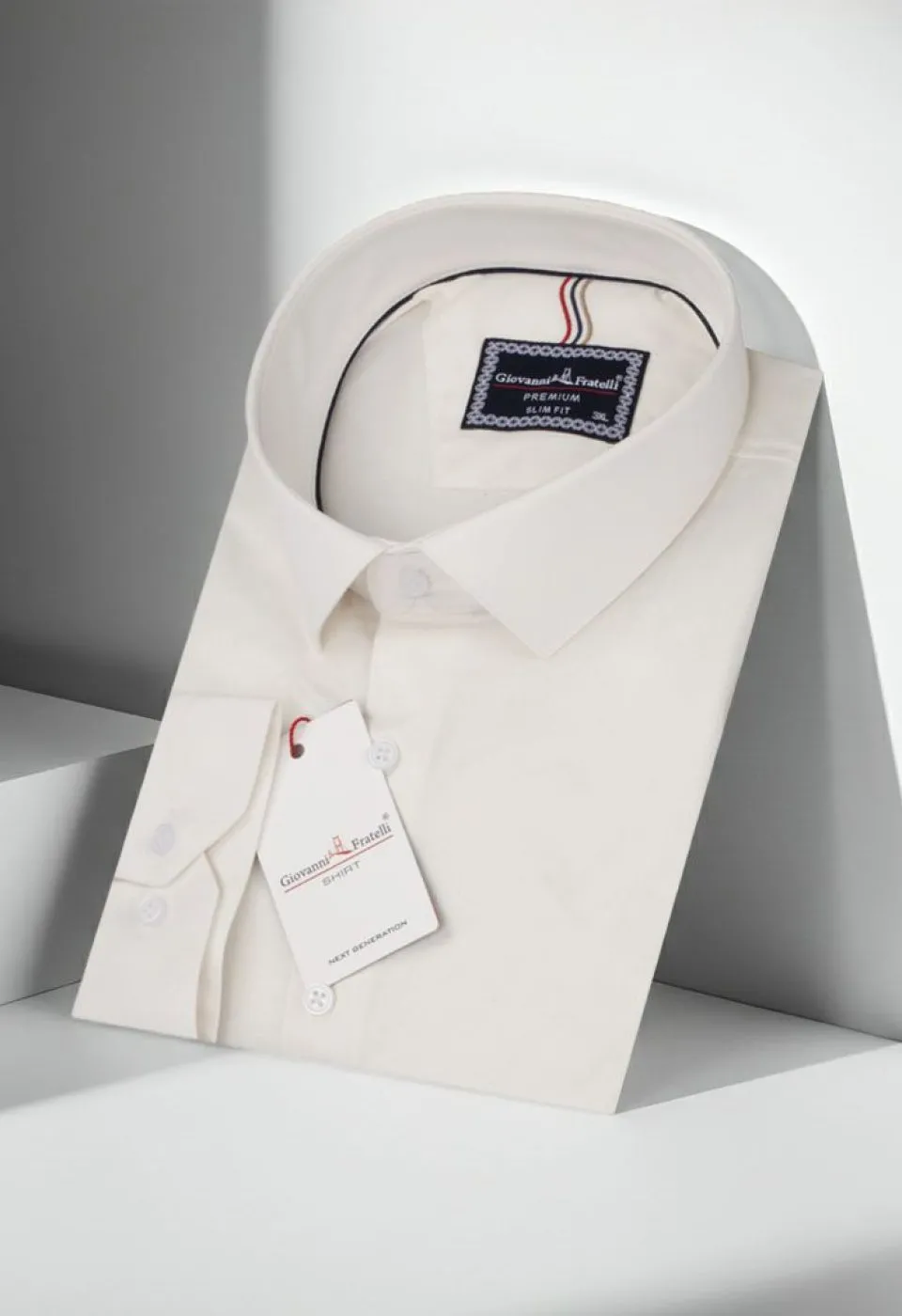 Büyük Beden Slim Fit Uzun Kol Düz Renk Saten Erkek Gömlek 4GMK313060002