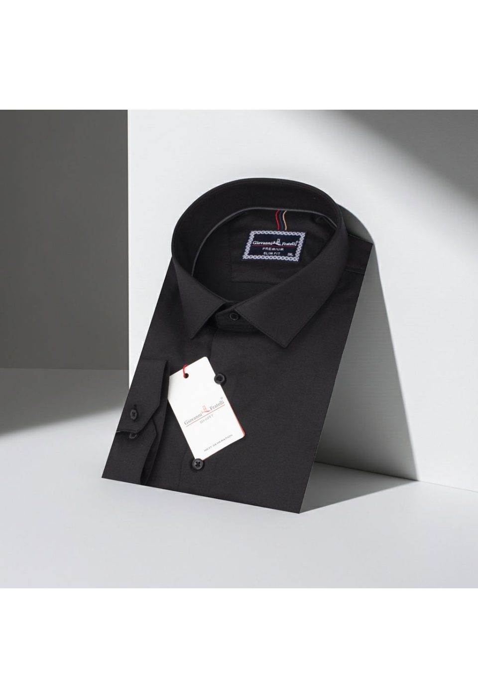 3060 BT CR SATIN 003 Büyük Beden Slim Fit Uzun Kol Düz Renk Saten Erkek Gömlek 4GMK313060003 - Giovanni Fratelli