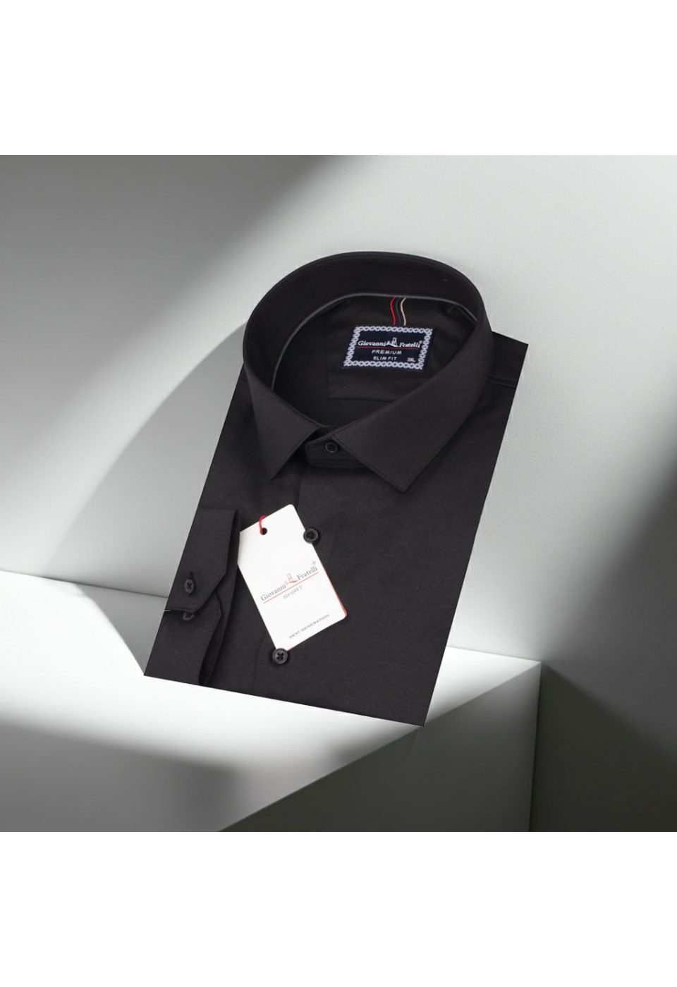 3060 BT CR SATIN 003 Büyük Beden Slim Fit Uzun Kol Düz Renk Saten Erkek Gömlek 4GMK313060003 - Giovanni Fratelli