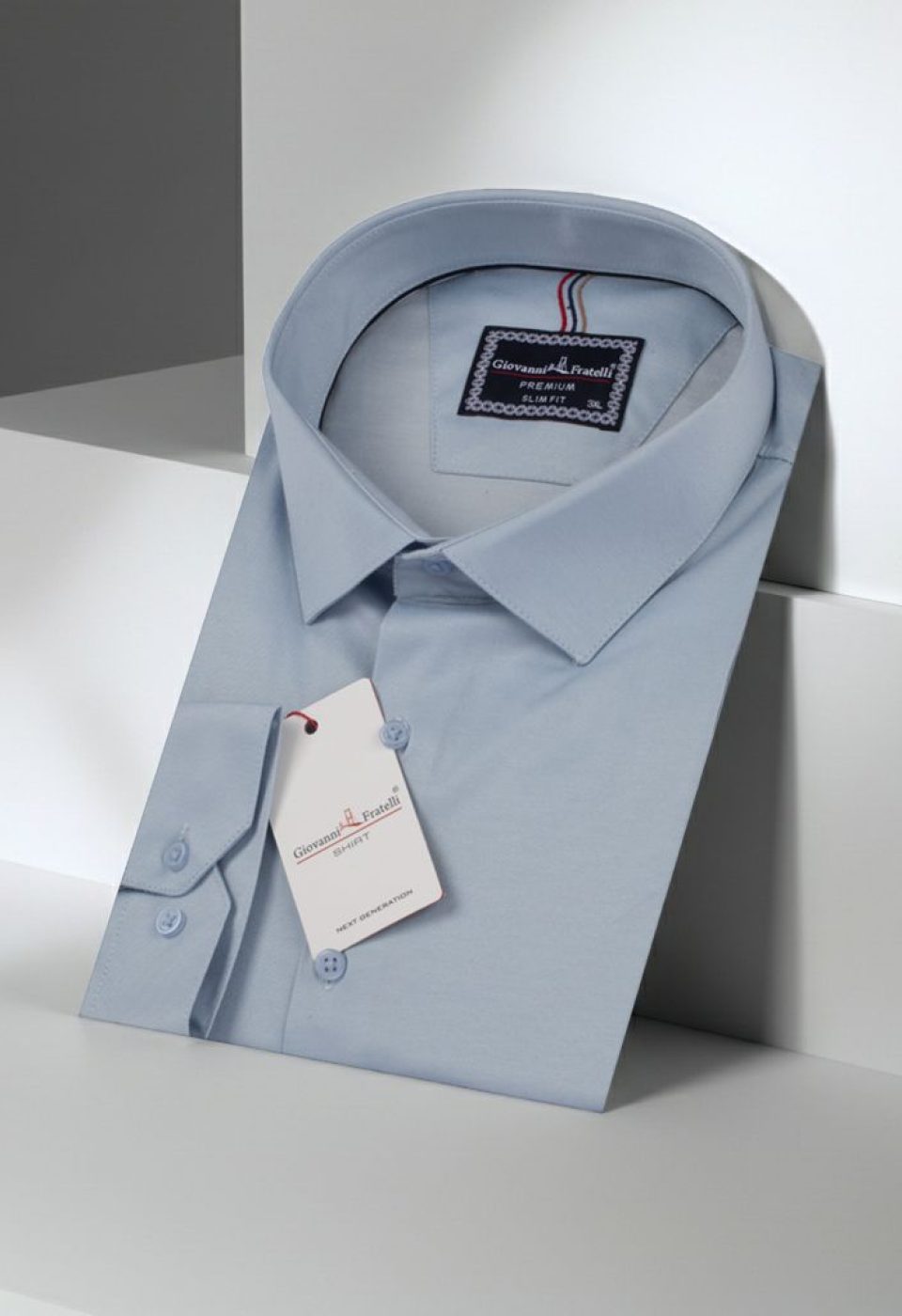 Büyük Beden Slim Fit Uzun Kol Düz Renk Saten Erkek Gömlek 4GMK313060004 Büyük Beden Slim Fit Uzun Kol Düz Renk Saten Erkek Gömlek 4GMK313060004