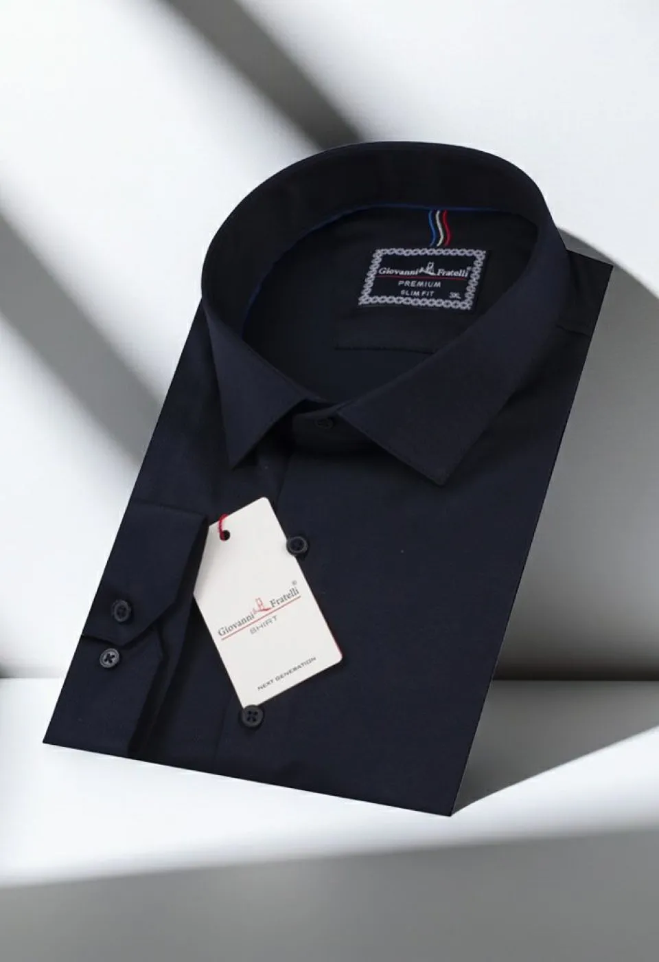 Büyük Beden Slim Fit Uzun Kol Düz Renk Saten Erkek Gömlek 4GMK313060009