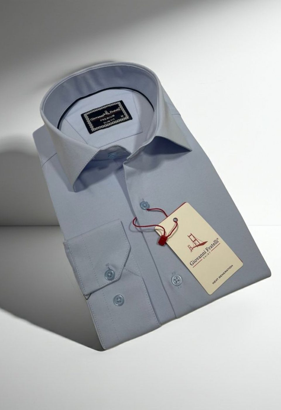 Slim Fit Uzun Kol Düz Renk Saten Erkek Gömlek 3GMK313063003 Slim Fit Uzun Kol Düz Renk Saten Erkek Gömlek 3GMK313063003