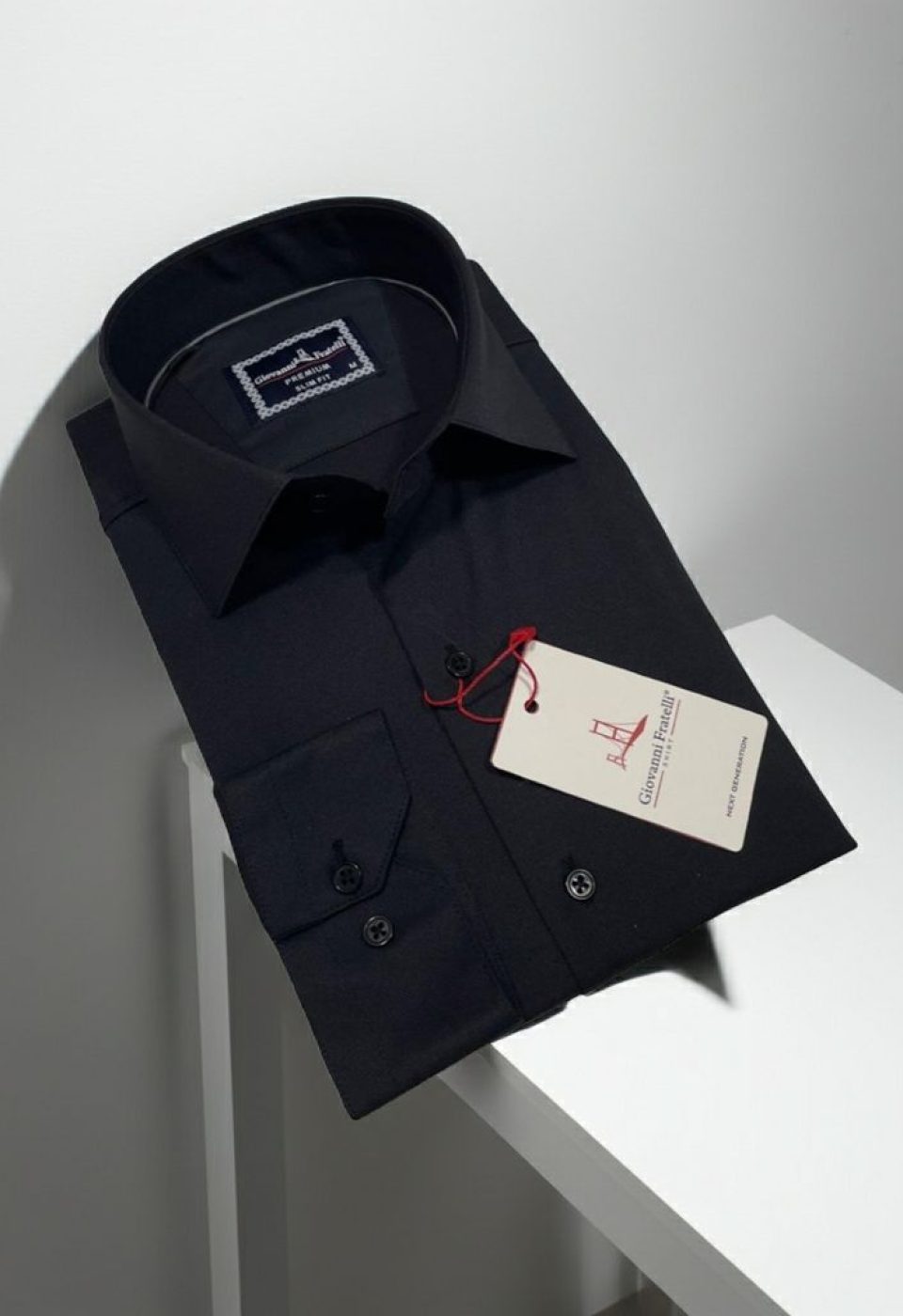 Slim Fit Uzun Kol Düz Renk Saten Erkek Gömlek 3GMK313063004